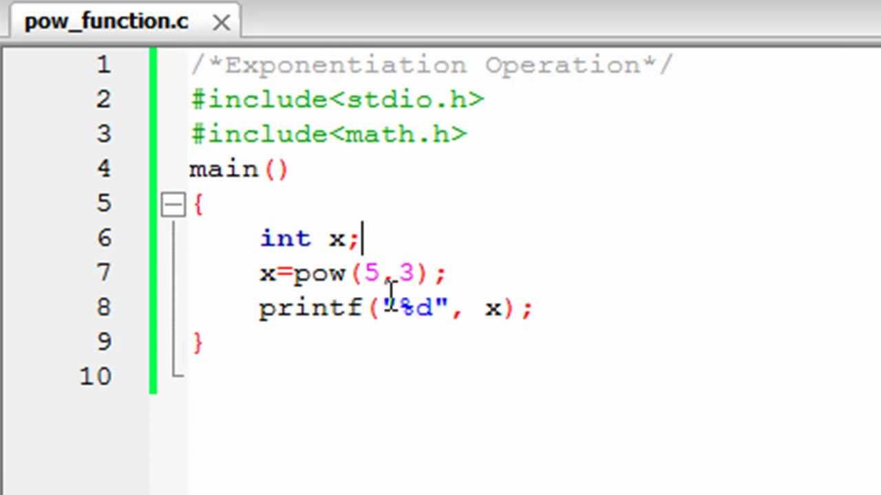 Dev C++ Math Operators